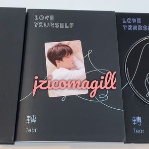 BTS [Ver. U] Jimin PC+LY:Tear Album+ Sticker Set
